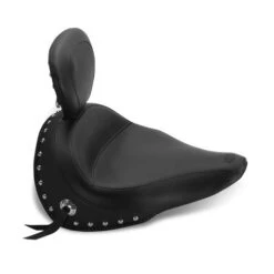 Mustang 79830 Standard Touring Solo Seat W/ Backrest For Yamaha Bolt '14-'21