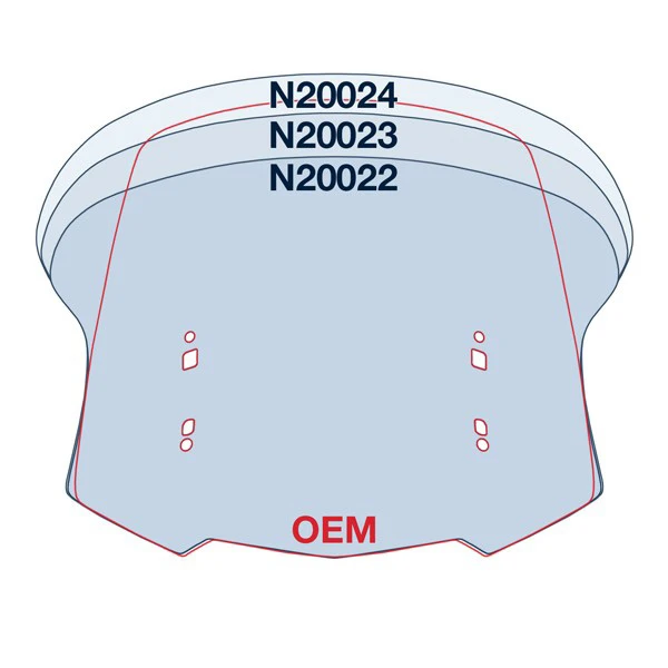 National Cycle N20024 VStream Tall Windshield For Honda GL1800 (2018-) 10 National Cycle N20024 VStream Tall Windshield For Honda GL1800 (2018-) - Image 8