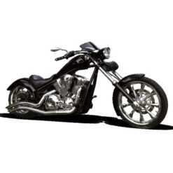 Platinum 1723-HFBF Black Air Ride Bleed Feed Suspension Kit For Honda Cruisers -COB Motorcycle Shop platinum 1723 hfbf polished air ride suspension image3 1