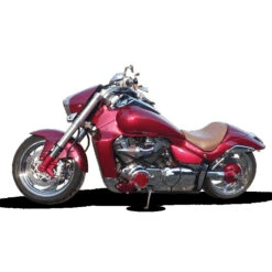 Platinum 1723-VCBS-M109 Gloss Black Air Ride Simple Suspension Kit For Suzuki Boulevard M109 -COB Motorcycle Shop platinum 1723 vcbs m109 air suspension polished image4