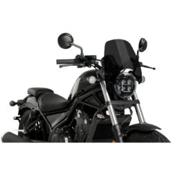 Puig 3829W New Generation Sport Windshield For Honda Rebel 300/500 (2017-) 9 Puig 3829W New Generation Sport Windshield For Honda Rebel 300/500 (2017-) -COB Motorcycle Shop puig 3829w ng sport windshield image4