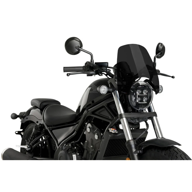 Puig 3829W New Generation Sport Windshield For Honda Rebel 300/500 (2017-) 6 Puig 3829W New Generation Sport Windshield For Honda Rebel 300/500 (2017-) - Image 4