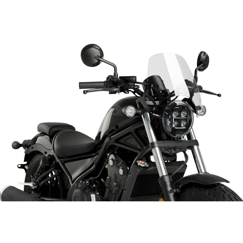 Puig 3829W New Generation Sport Windshield For Honda Rebel 300/500 (2017-) 3 Puig 3829W New Generation Sport Windshield For Honda Rebel 300/500 (2017-)