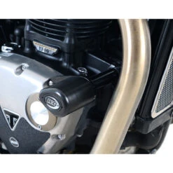 R&G CP0436BL Aero Crash Protectors Triumph Bonneville Bobber 2017-