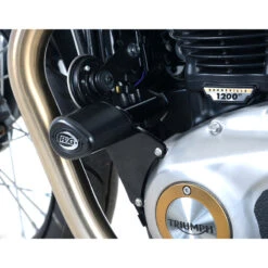 R&G CP0436BL Aero Crash Protectors Triumph Bonneville Bobber 2017- -COB Motorcycle Shop rg cp0436bl aero crash protectors image4