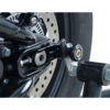 R&G CR0067BK Offset Swingarm Spools Triumph Bonneville Bobber & Street Cup (2017-) -COB Motorcycle Shop rg cr0067bk offset swingarm spools