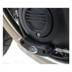R&G Engine Case Slider, LHS Triumph Thruxton 1200 / R / Street Twin / Bonneville T120 '16- -COB Motorcycle Shop rg ecs0108bk engine case slider lhs only image3