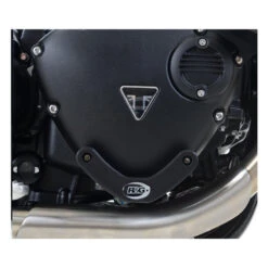 R&G Engine Case Slider, RHS Triumph Thruxton 1200 / R / Street Twin / Bonneville T120 '16- -COB Motorcycle Shop rg ecs0109bk engine case slider rhs only image3