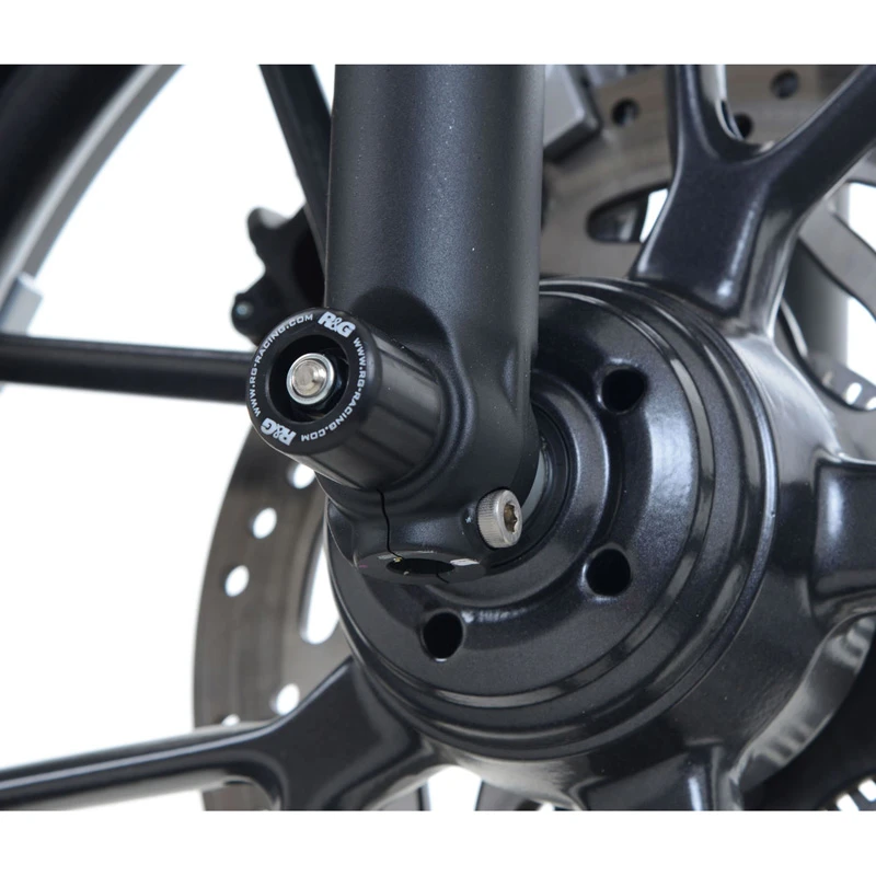 R&G FP0189BK Front Axle Sliders Triumph Bonneville Bobber '17- / Street Twin (2016-) 4 R&G FP0189BK Front Axle Sliders Triumph Bonneville Bobber '17- / Street Twin (2016-) - Image 2