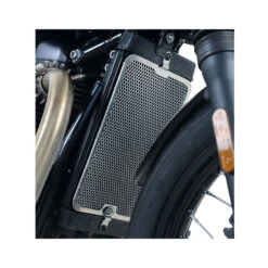 R&G RAD0224SI Radiator Guard, Silver For Triumph Bonneville Bobber (2017-)
