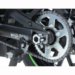 R&G SP0069MC Rear Swingarm Protectors For Kawasaki Vulcan S (2015-current) -COB Motorcycle Shop rg sp0069mc rear swingarm protectors vulcan s image3