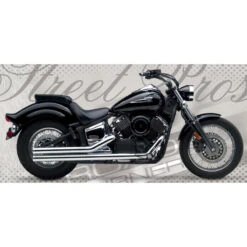 Road Burner RB-01-4020 2.5in Street Pros Exhaust For Yamaha V-Star 1100 '99-'09