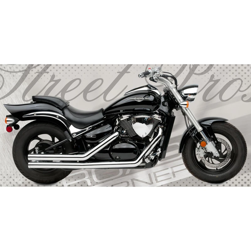 Road Burner RB-01-6030-M50 2.5in Street Pros Exhaust For Suzuki Boulevard M50 '05-'11 3 Road Burner RB-01-6030-M50 2.5in Street Pros Exhaust For Suzuki Boulevard M50 '05-'11