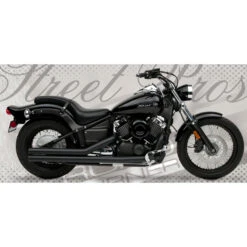 Road Burner RB-015-4010 2.5in Street Pros Exhaust For Yamaha V-Star 650 '99-'11