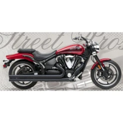 Road Burner RB-015-4060 2.5in Street Pros Exhaust For Yamaha Road Star Warrior '02-'09