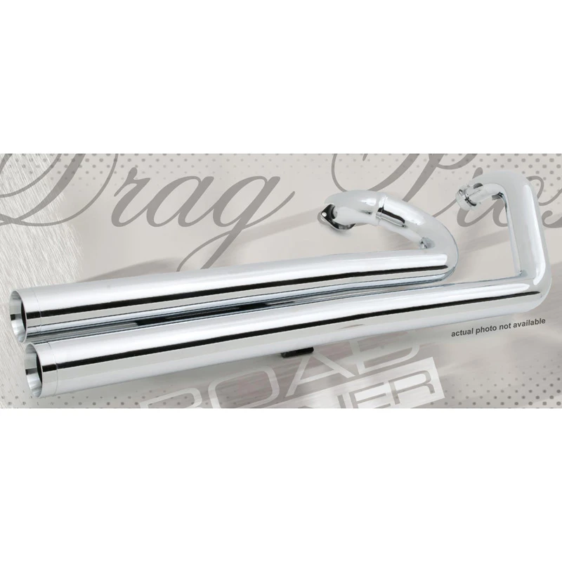 Road Burner RB-031-4020 3 Inch Drag Pros Exhaust For Yamaha V-Star 1100 (1999-2009) 4 Road Burner RB-031-4020 3 Inch Drag Pros Exhaust For Yamaha V-Star 1100 (1999-2009) - Image 2