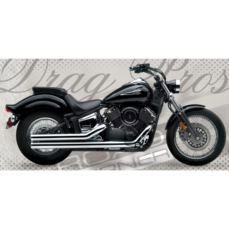 Road Burner RB-031-4020 3 Inch Drag Pros Exhaust For Yamaha V-Star 1100 (1999-2009) 3 Road Burner RB-031-4020 3 Inch Drag Pros Exhaust For Yamaha V-Star 1100 (1999-2009)