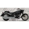 Road Burner RB-031-4040 3 Inch Drag Pros Exhaust For Yamaha Roadliner 1900 '06-'11 2 Road Burner RB-031-4040 3 Inch Drag Pros Exhaust For Yamaha Roadliner 1900 '06-'11 -COB Motorcycle Shop road burner rb 031 4040 3 inch drag pros exhaust