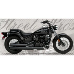 Road Burner RB-035-4010 3 Inch Drag Pros Exhaust For Yamaha V-Star 650 (1999-2011)