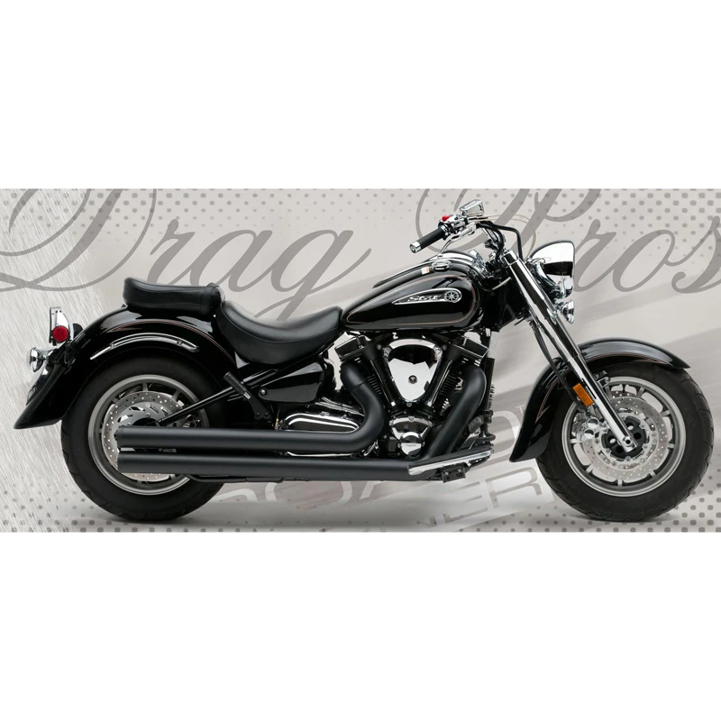 Road Burner RB-035-4035 3 Inch Drag Pros Exhaust For Yamaha Road Star 1600/1700 '99-'11 3 Road Burner RB-035-4035 3 Inch Drag Pros Exhaust For Yamaha Road Star 1600/1700 '99-'11