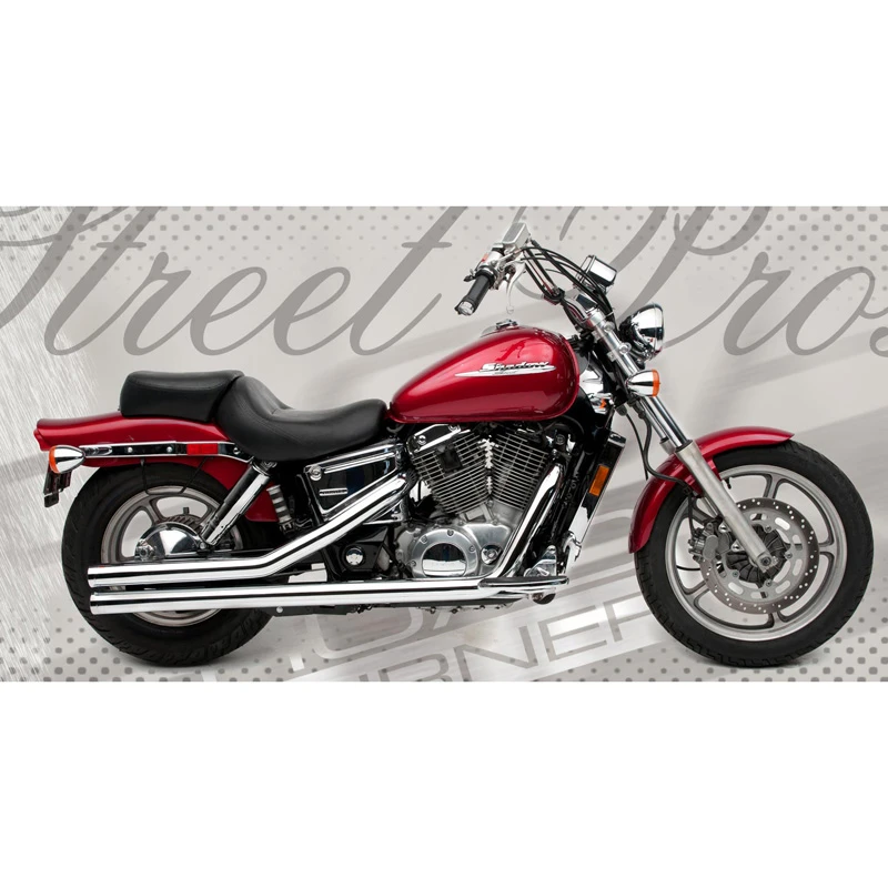 Road Burner RB-01-2045 2.5in Street Pros Exhaust For Honda Spirit VT1100 '97-'07 3 Road Burner RB-01-2045 2.5in Street Pros Exhaust For Honda Spirit VT1100 '97-'07