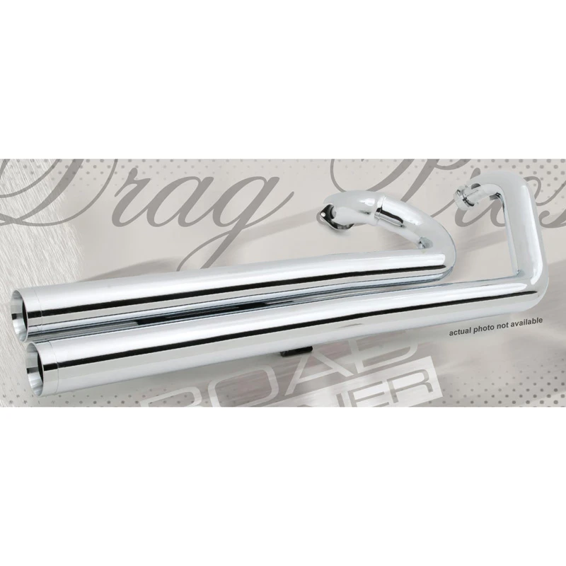 Road Burner RB-031-2050 3 Inch Drag Pros Exhaust, Chrome For Honda VTX1300C '04-'11 4 Road Burner RB-031-2050 3 Inch Drag Pros Exhaust, Chrome For Honda VTX1300C '04-'11 - Image 2