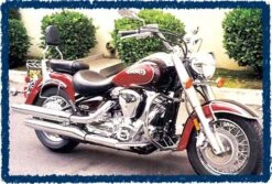 Sage Brush Engine Guard Chaps - Road Star With MC Enterprises Bar 6 Sage Brush Engine Guard Chaps - Road Star With MC Enterprises Bar -COB Motorcycle Shop roadstar 1600