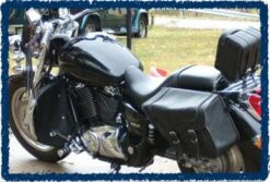 Sage Brush Engine Guard Chaps - Shadow 1100 Sabre With Cobra Bar -COB Motorcycle Shop sabre cobra2