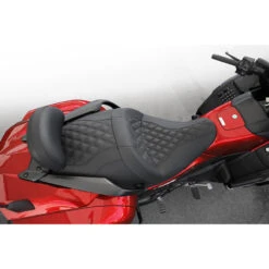 Saddlemen H23-20-182BR Roadsofa-LS W/ Backrest For Honda GL1800 Gold Wing F6B -COB Motorcycle Shop saddlemen h23 20 182br roadsofa ls heated image2