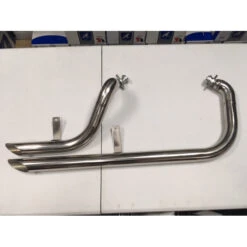 Easy Riders Style Drag Pipes Complete Exhaust Virago And V-Star 250 -COB Motorcycle Shop stainless steel drag pipes
