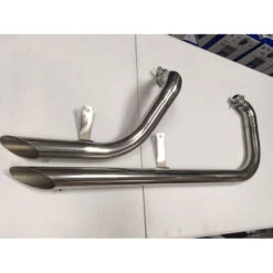 Easy Riders Style Drag Pipes Complete Exhaust Virago And V-Star 250 -COB Motorcycle Shop stainless steel drag pipes b