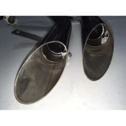 Easy Riders Style Drag Pipes Complete Exhaust Virago And V-Star 250 -COB Motorcycle Shop stainless steel drag pipes d