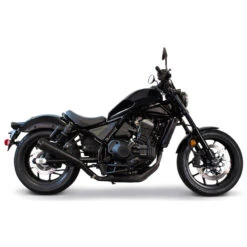 Two Bros 005-5260499-B Comp-S High-Mount Slip-on Exhaust For Honda Rebel 1100 '21-