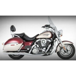 Vance & Hines Twin Slash Round Slip-on Mufflers Exhaust - Nomad / Voyager / Vaquero 1700 09-14 -COB Motorcycle Shop vance and hines 18371 exhaust image4