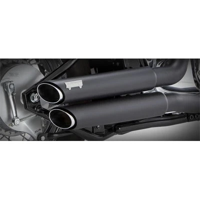Vance & Hines Twin Slash Staggereds Black Complete Exhaust - Suzuki Boulevard M50 / C50 05-09 4 Vance & Hines Twin Slash Staggereds Black Complete Exhaust - Suzuki Boulevard M50 / C50 05-09 - Image 2