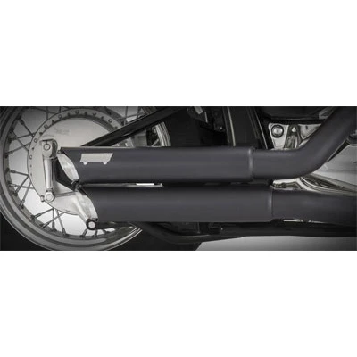 Vance & Hines Twin Slash Staggereds Black Complete Exhaust - Suzuki Boulevard M50 / C50 05-09 6 Vance & Hines Twin Slash Staggereds Black Complete Exhaust - Suzuki Boulevard M50 / C50 05-09 - Image 4