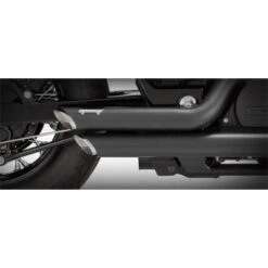 VANCE & HINES Shortshots Staggered Black Complete Exhaust Shadow Aero 750 / Shadow Spirit 750C2 -COB Motorcycle Shop vance and hines 48419 exhaust image4