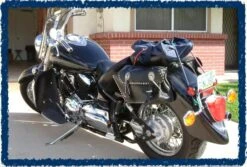 Sage Brush Engine Guard Chaps For V-Star 1100 With OEM Big Bar