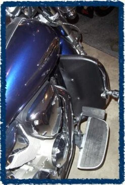 Sage Brush Engine Guard Chaps - VTX1300C With MC Enterprises Bar